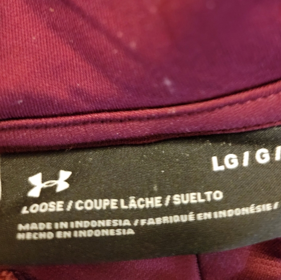 Under Armour Burgundy Women Hoodie with IUP Emblem - Picture 4 of 4